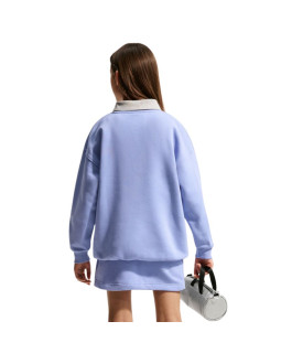 Bluza dla dzieci nike sportswear club fleece jasny fiolet fd2923 569 2