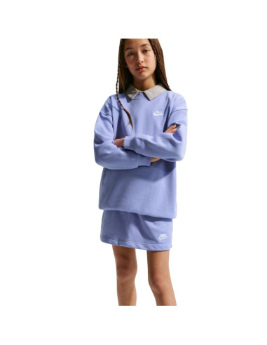 Bluza dla dzieci nike sportswear club fleece jasny fiolet fd2923 569