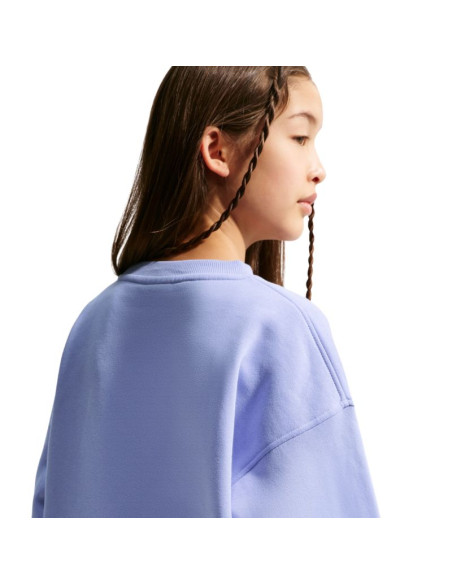 Bluza dla dzieci nike sportswear club fleece jasny fiolet fd2923 569