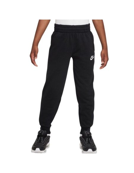 Spodnie dla dzieci nike club fleece czarne fd3019 010
