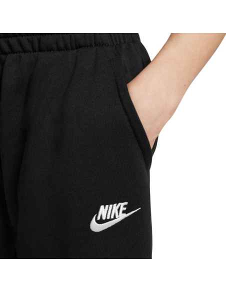 Spodnie dla dzieci nike club fleece czarne fd3019 010