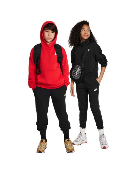 Spodnie dla dzieci nike club fleece czarne fd3019 010