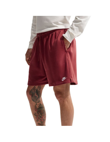 Spodenki męskie nike club bordowe fn3520 613