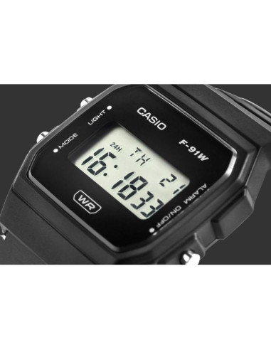 Zegarek casio unisex f-91wb-1avef + box