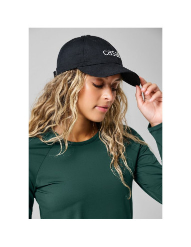 Czapka z daszkiem casall casual logo cap kolor czarny
