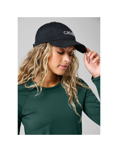 Czapka z daszkiem casall casual logo cap kolor czarny