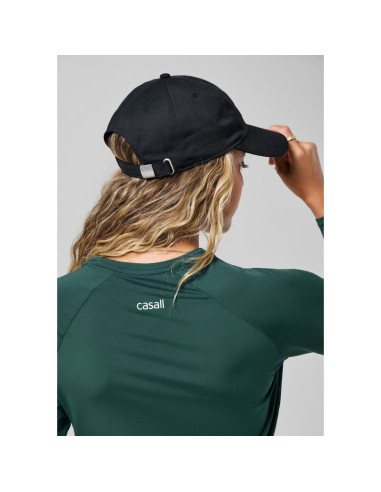 Czapka z daszkiem casall casual logo cap kolor czarny