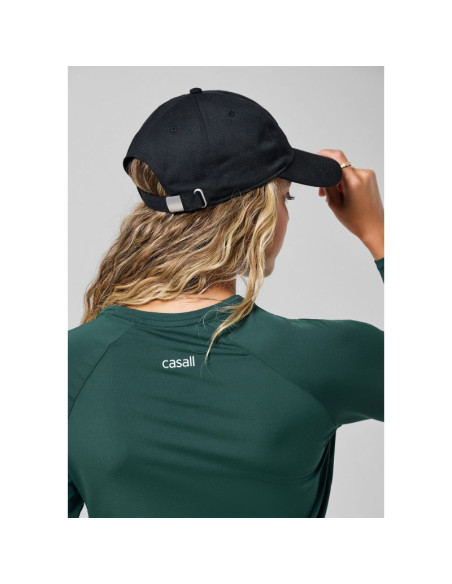 Czapka z daszkiem casall casual logo cap kolor czarny