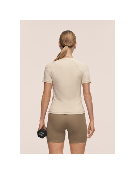 Koszulka damska casall essential tee kolor beżowy