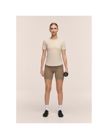 Koszulka damska casall essential tee kolor beżowy