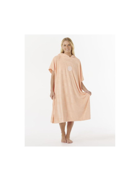 Ponczo damskie rip curl classic surf hooded towel pmarańczowe