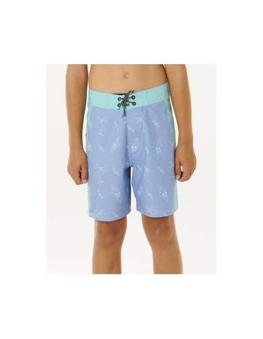 Boardshorty chłopięce rip curl eternal shred mirage-boy niebieskie