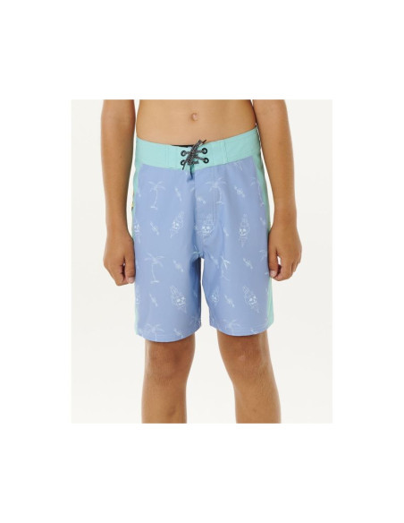 Boardshorty chłopięce rip curl eternal shred mirage-boy niebieskie
