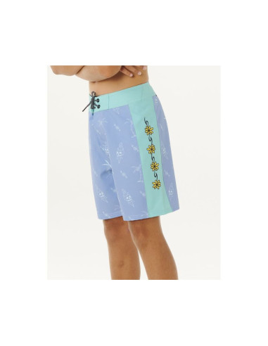 Boardshorty chłopięce rip curl eternal shred mirage-boy niebieskie