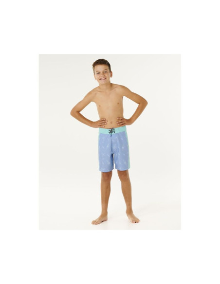Boardshorty chłopięce rip curl eternal shred mirage-boy niebieskie