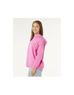 Bluza dziewczęca rip curl surf puff hood-girl różowa 2