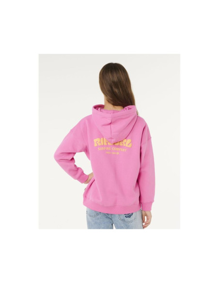 Bluza dziewczęca rip curl surf puff hood-girl różowa