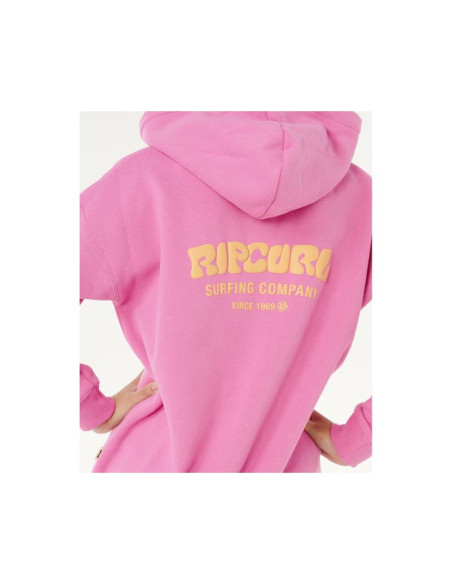 Bluza dziewczęca rip curl surf puff hood-girl różowa