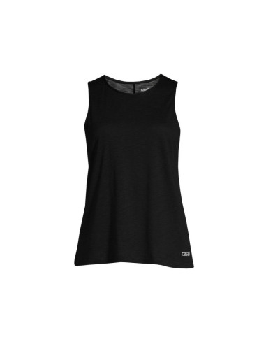 Koszulka damska treningowa casall soft texture tank kolor czarny