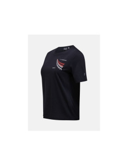 Koszulka damska peak performance w explore graphic tee kolor czarny 2