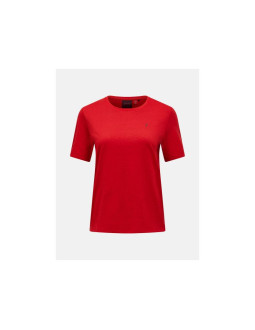 Koszulka damska peak performance w explore graphic tee kolor czerwony