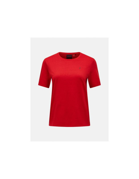 Koszulka damska peak performance w explore graphic tee kolor czerwony