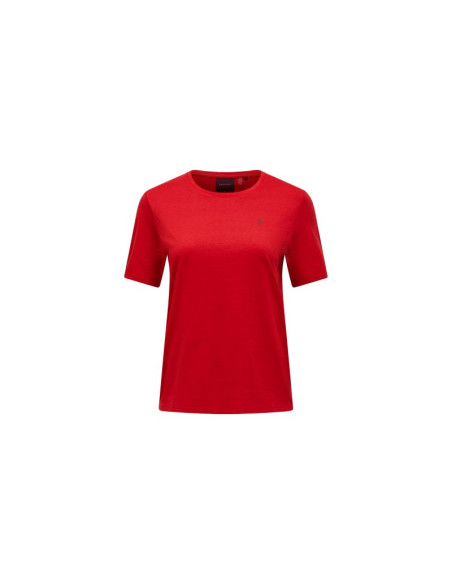 Koszulka damska peak performance w explore graphic tee kolor czerwony