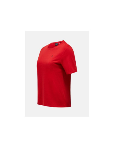 Koszulka damska peak performance w explore graphic tee kolor czerwony