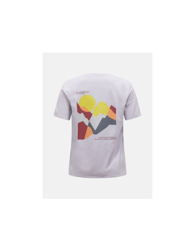 Koszulka damska peak performance w explore graphic tee kolor szary