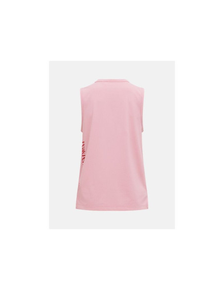 Koszulka damska peak performance w light tank top damski kolor różowy
