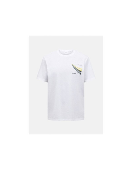 Koszulka męska peak performance m explore graphic tee kolor biały
