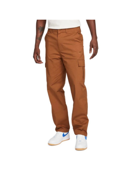 Spodnie męskie bojówki nike club cargo pants beige - fz5765-281