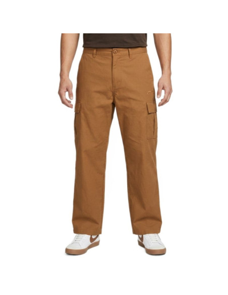 Spodnie męskie bojówki nike club cargo pants beige - fz5765-281