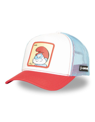 Czapka z daszkiem capslab smerfy papa smerf trucker - cl/smu/1/ct/papab