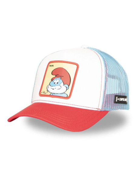 Czapka z daszkiem capslab smerfy papa smerf trucker - cl/smu/1/ct/papab