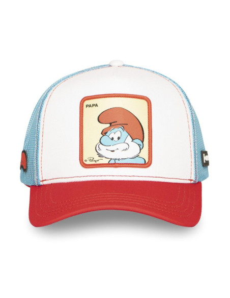 Czapka z daszkiem capslab smerfy papa smerf trucker - cl/smu/1/ct/papab