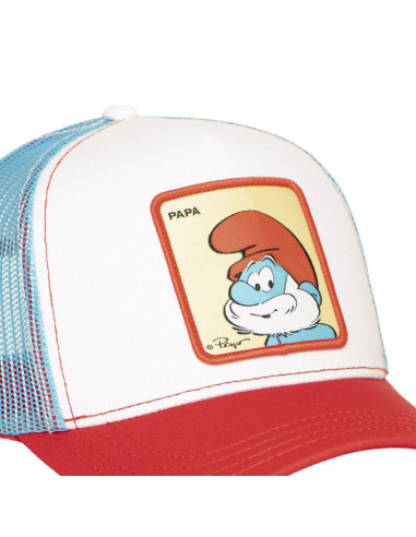 Czapka z daszkiem capslab smerfy papa smerf trucker - cl/smu/1/ct/papab
