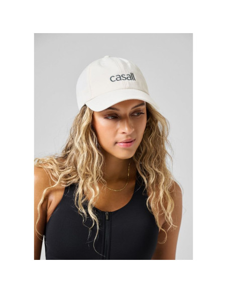 Czapka z daszkiem casall casual logo cap biały