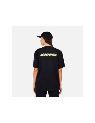 Koszulka unisex rossignol super tee czarna