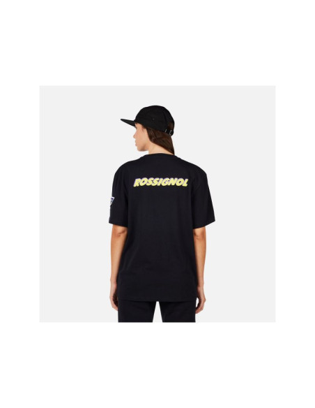 Koszulka unisex rossignol super tee czarna