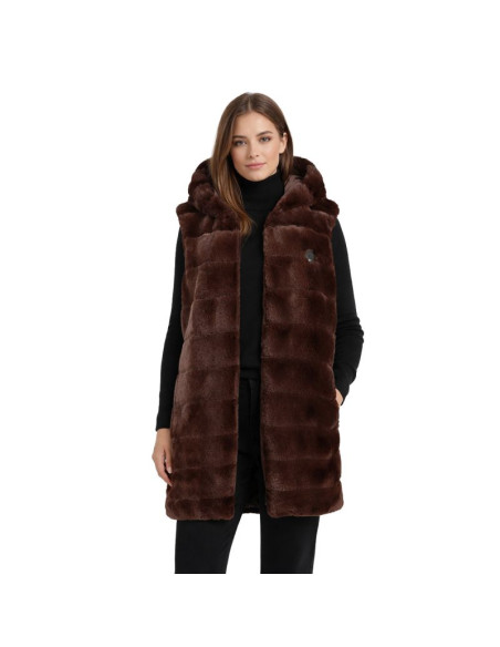 Polar damski geographical norway uphemere dark brown db lady 0136 dark brązowy (wz6797f/gn-dark brown)