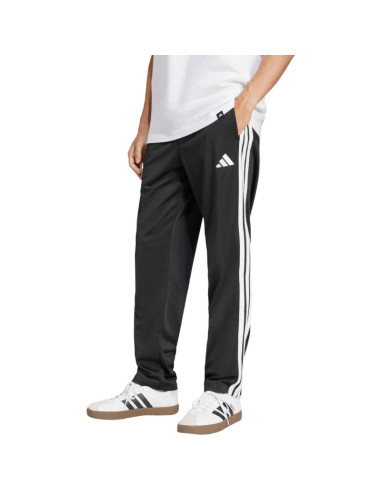Spodnie męskie adidas 3-stripes tricot regular-fit open hem czarne ji8802