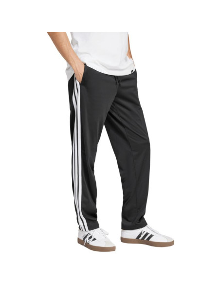 Spodnie męskie adidas 3-stripes tricot regular-fit open hem czarne ji8802