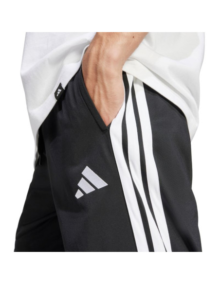 Spodnie męskie adidas 3-stripes tricot regular-fit open hem czarne ji8802