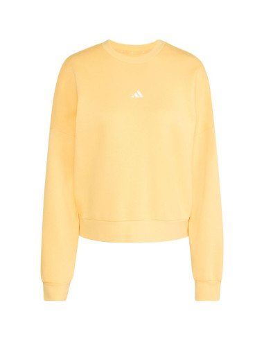 Bluza damska adidas essentials small logo feelcozy żółta kc5278