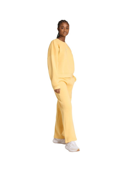 Bluza damska adidas essentials small logo feelcozy żółta kc5278