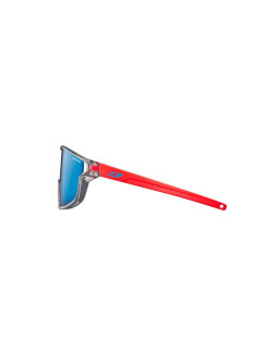 Okulary julbo fury mini - błyszczący przezroczysty szary / fluo pomarańczowy matowy| spectron 3cf flash blue 2