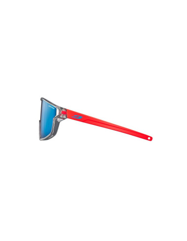 Okulary julbo fury mini - błyszczący przezroczysty szary / fluo pomarańczowy matowy| spectron 3cf flash blue