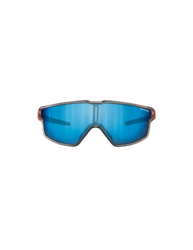 Okulary julbo fury mini - błyszczący przezroczysty szary / fluo pomarańczowy matowy| spectron 3cf flash blue