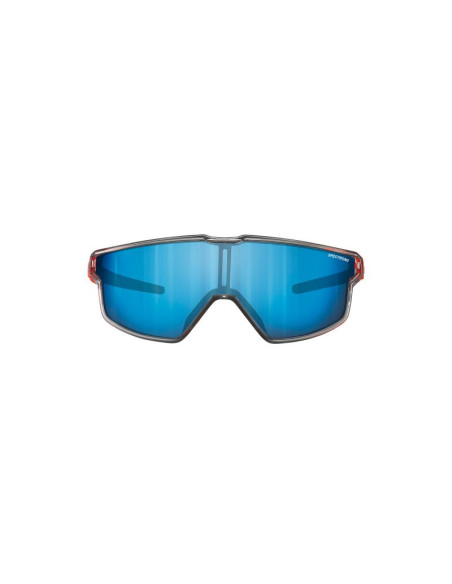 Okulary julbo fury mini - błyszczący przezroczysty szary / fluo pomarańczowy matowy| spectron 3cf flash blue